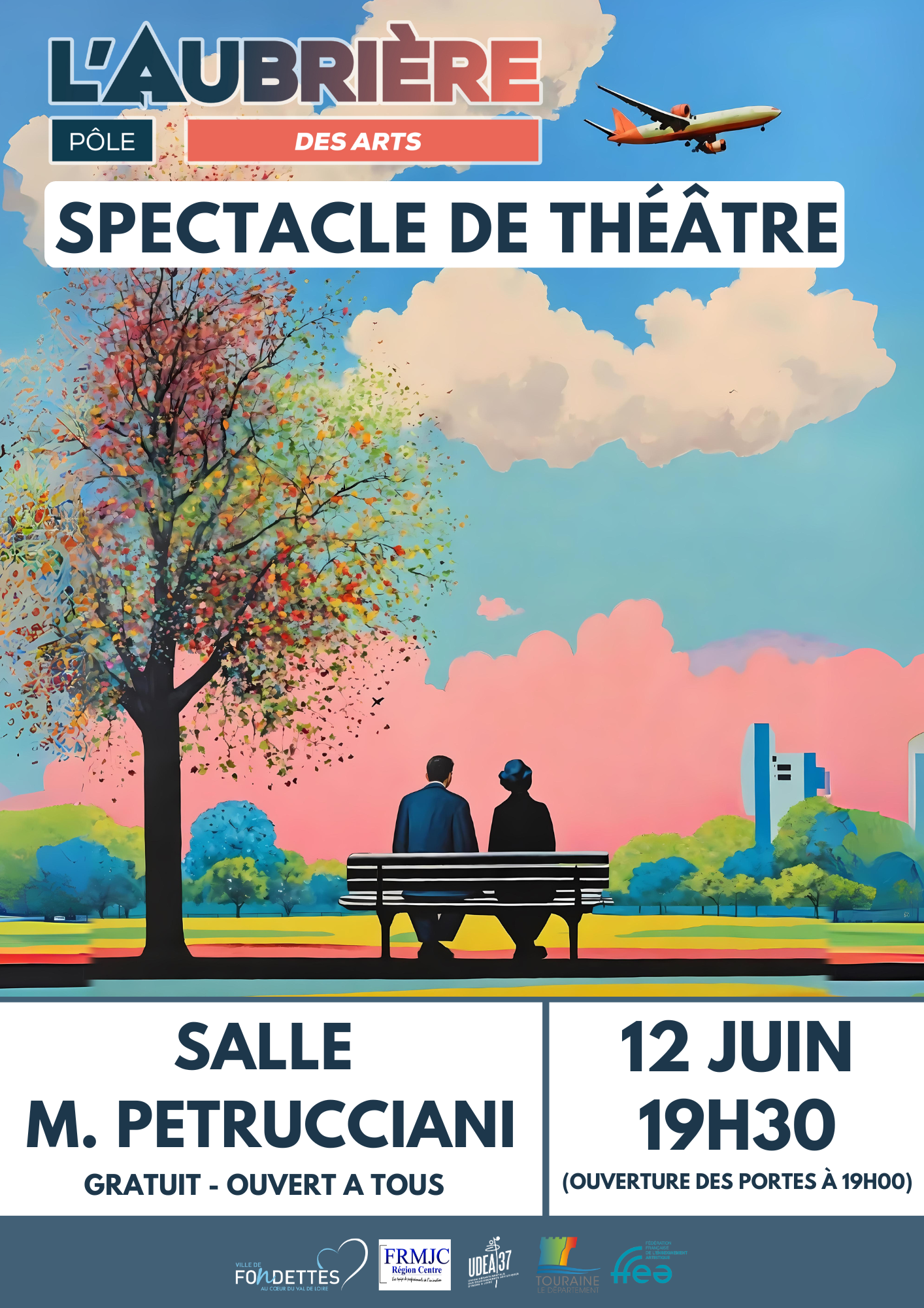 Affiche spectacle theatre 2024